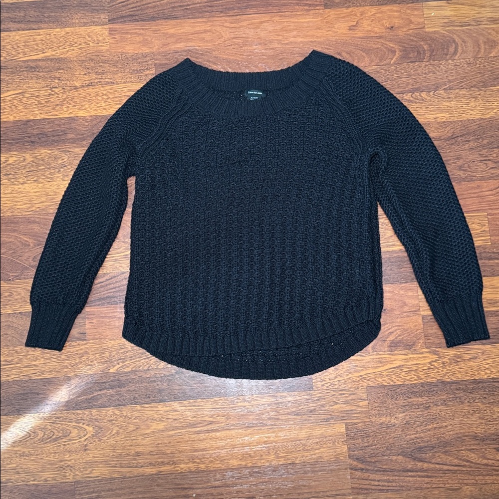 Calvin Klein Jeans Black Crew Neck Sweater